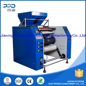 Pre stretch film rewinder