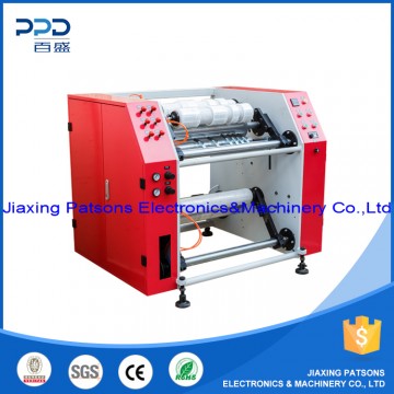 Semi automatic cling film rewinder